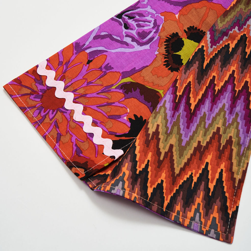 REVERSIBLE NAPKINS | floral & flamestitch (set of 4)