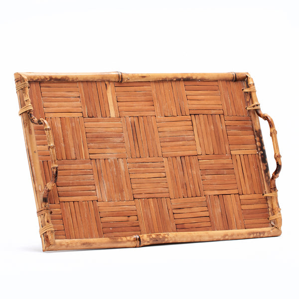 MID CENTURY BAMBOO COCKTAIL TRAY, 1960s (sold out)