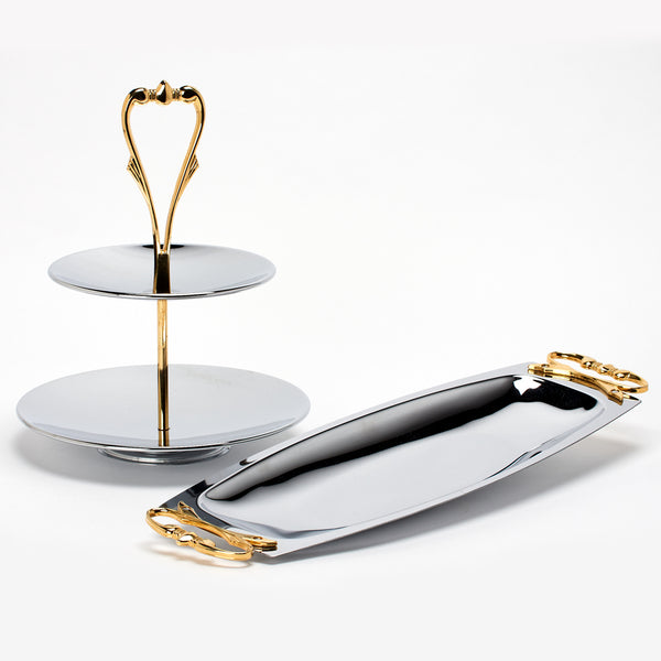 MID CENTURY KROMEX SERVING SET (sold out)