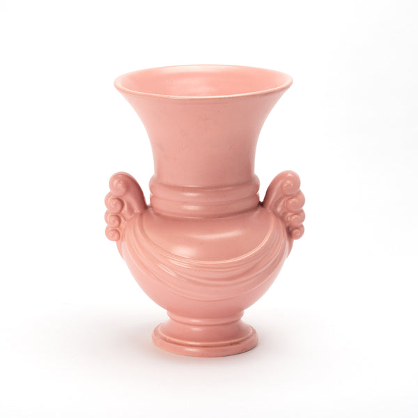 GRECIAN DRAPED PINK CERAMIC ABINGDON VASE, 1950s (sold out)