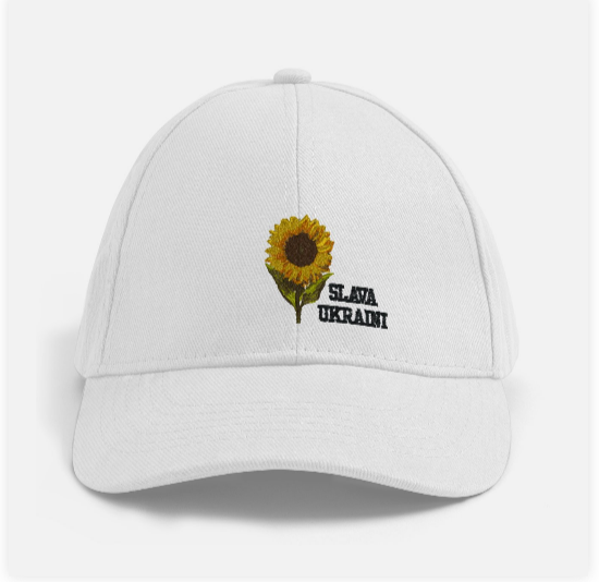 SLAVA UKRAINI | sunflower hat
